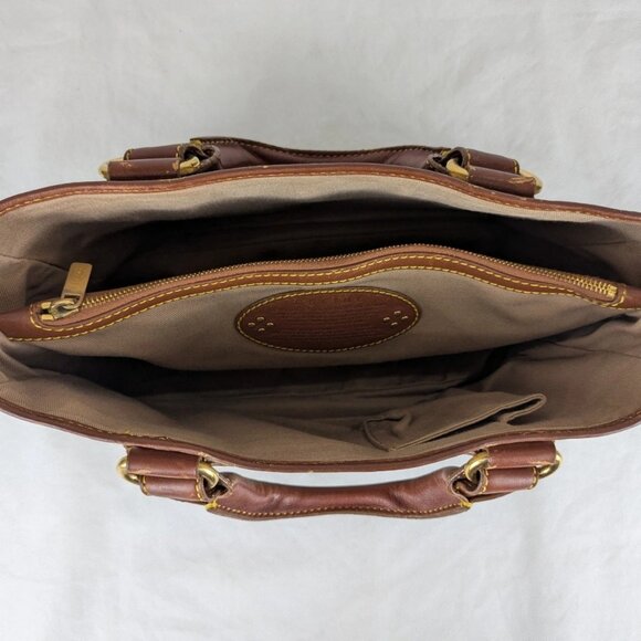 Authentic Celine Tote Bag Handbag Macadam Beige7 Vintage Based on Original Title - Picture 3 of 16